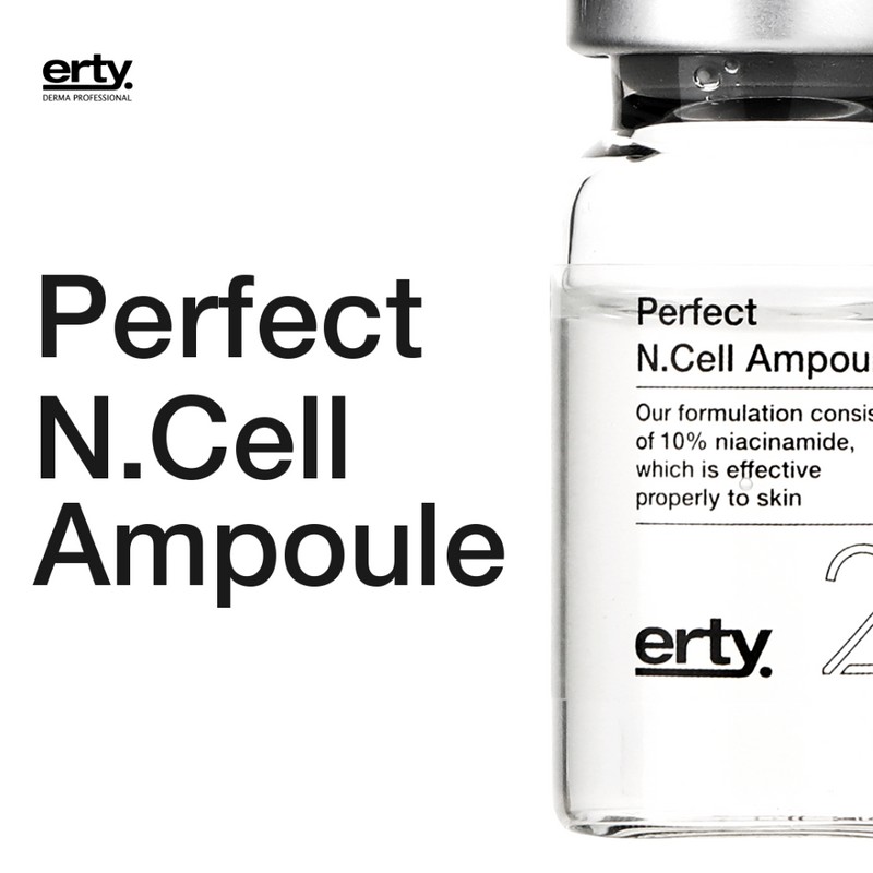 Erti Niacinamide 10% freckles, blemishes, age spots whitening, Erti Ampoule