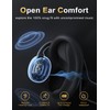 Ximyuc Bone Conduction Headphones, Wireless Bluetooth Lightweight Open Earbuds with