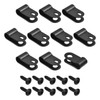 Rebower R Type Cable Clamp Wire Management Clips (With Screws)
