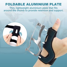Wepai Thumb Orthosis Left Right, Breathable Lightweight Thumb Bandage for Arthritis, Tendonitis, Soft Tissue Injuries, Sprains Thumb CCD Joint Thumb Support (Universal)