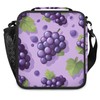 Eizlang Grape Insulated Lunch Bags Reusable Cooler Lunch Box Freezable