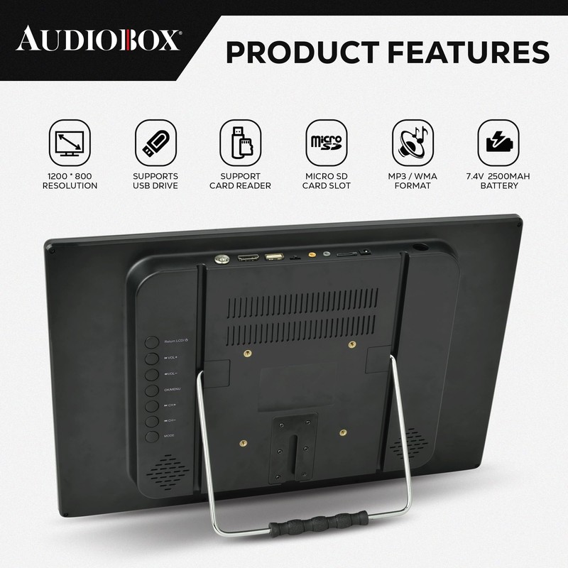 Portable 15" LCD TV & Monitor with HDMI - High