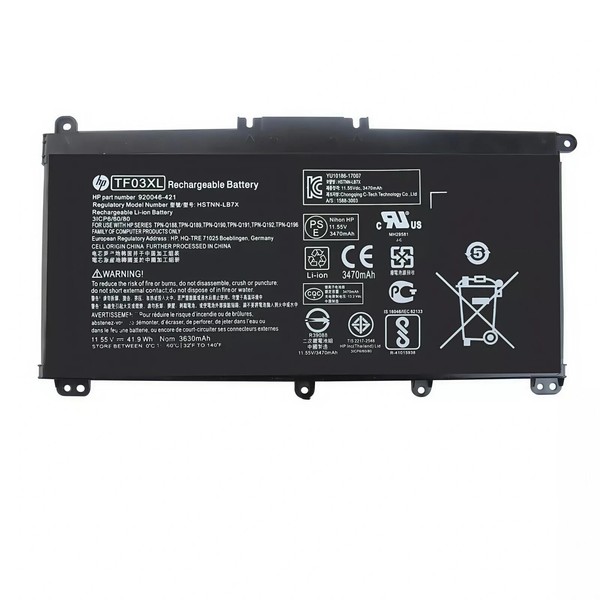 For HP Pavilion Genuine TF03XL Battery For HP Pavilion 15-CC