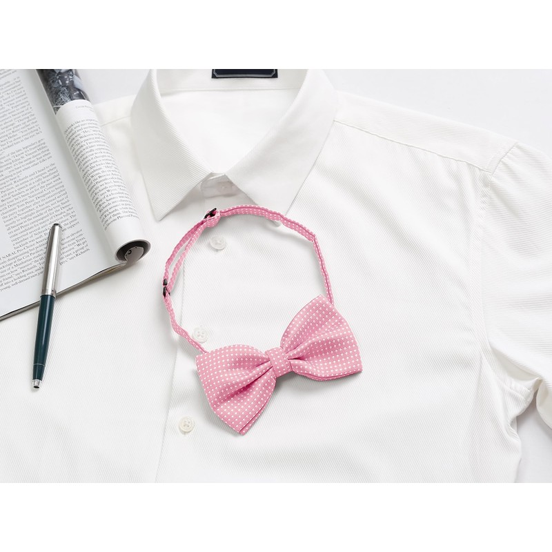 Allegra K One-Touch Bowtie, Polka Dot Pattern, Adult, Formal Bowtie,