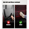 Leatherette Car Seat Protector - 2 Pack Large Car Kick