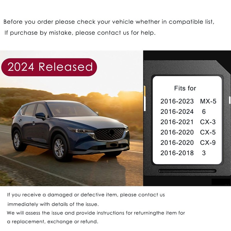 Latest Map Version 2024 Release Navigation sd Card GPS Compatible