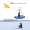 6PCS Ice Fishing Flag Outdoor Sign Portable Tip Up Angler