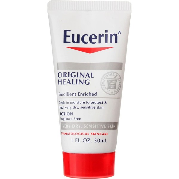 Eucerin Loción hidratante original de 1 oz (paquete de 2)