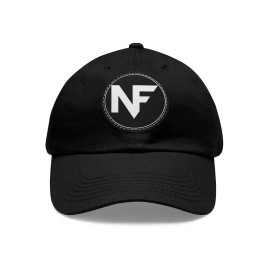 bibile-tees Nightforce Night Force Black Dad Hat with Leather Patch Adjustable Size