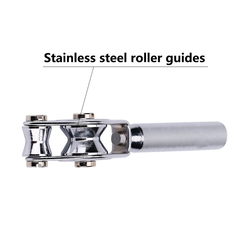 Fishing Roller Guide Tip Top Fishing Pole Rod - Stainless