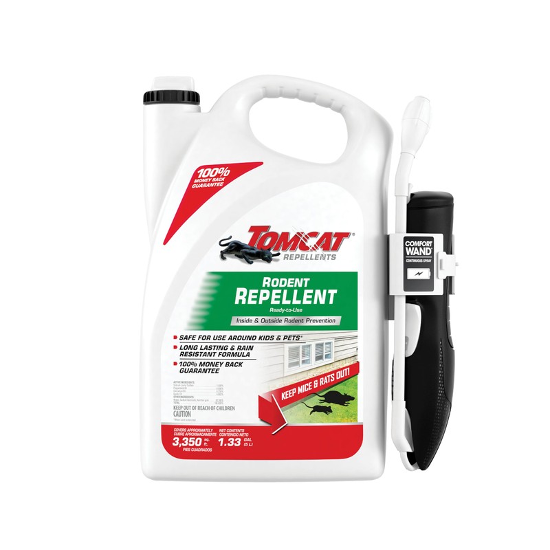 Tomcat Repellents Rodent Repellent Ready-to-Use, For Indoor and Outdoor Mouse