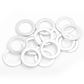 15PCS M18 Oil Drain Plug Gasket Compatible with Honda Accord Odyssey Acura,Standard Car Accessories Oil Plug Gasket,Oil Drain Pan Crush Washer Replacement OEM#90471-PX4-000(for Honda M18)