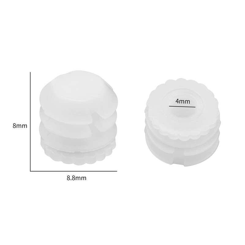 VGOL 100 Pieces M4 x 8 mm Hinge Dowels Plastic