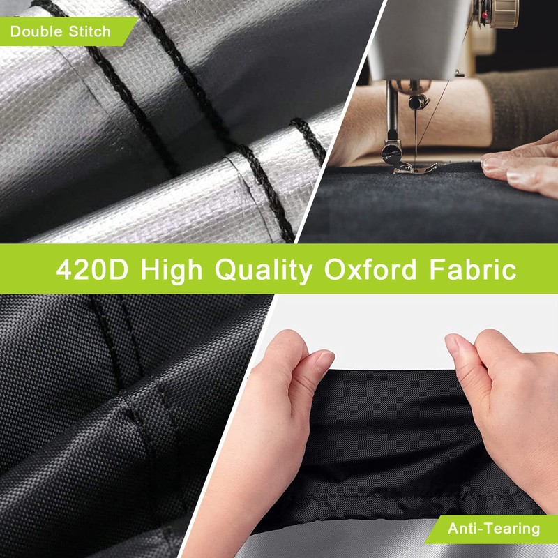 Rilime Fire Pit Cover Rectangular, 44 x 32 x 22