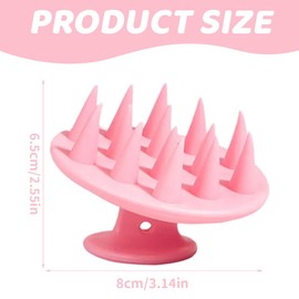 LQIOACU 2 Stück Kopfhaut massagebürste, Scalp massager, Kopfmassage bürste, Shampoo Bürste für Peeling und Kopfmassage