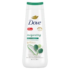 Dove Body Wash Invigorating With Aloe & Eucalyptus For Dry Skin Refreshes and Invigorates Skin 20 oz