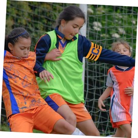 SHOWERORO Soccer Captain Arm Band Adjustable Football Armband Sports Captain Armband Bright Colors Easy to Wear