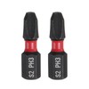 sourcing map 2pcs PH3 Phillips Screwdriver Bit 1/4" Hex Shank