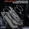 MRRSIWEI Case for Apple 17 Pro Max with Kickstand.Shell Black