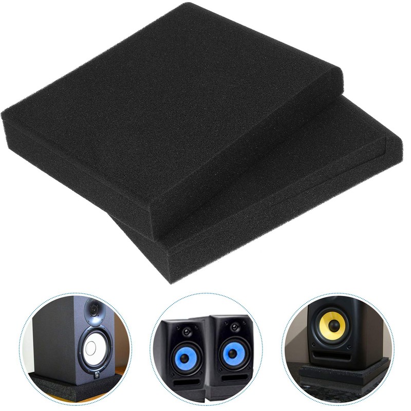 Abaodam 2sets Acoustic Platform Speaker Foam Pad Foam Vibration Dampening