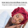 RUAKIVA Gorro de Pelo Rizado de Satén,Gorro de Dormir de