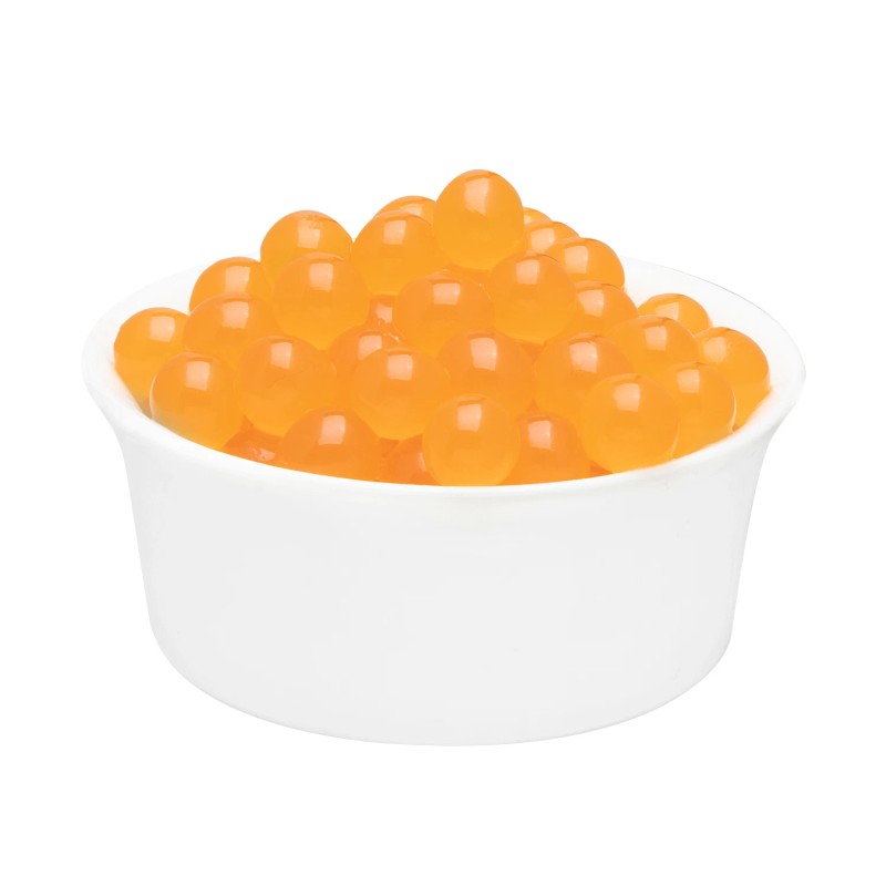 Tea Zone Peach Popping Pearls/Popping Boba(B2061, 2lbs) for Boba Tea