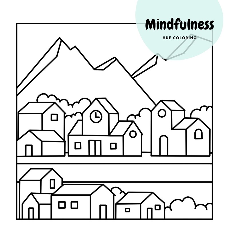 Mindfulness Bold and Easy Coloring Book