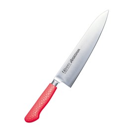 ハセガワ 抗菌 カラー 包丁 牛刀 21cm 赤 MGK-210 A