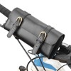 VGEBY Vintage Bike Bag, PU Leather Classic Handlebar Saddle Cycling