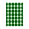 KALYRON 4080 pcs Green Dot Stickers 10 mm Round Green