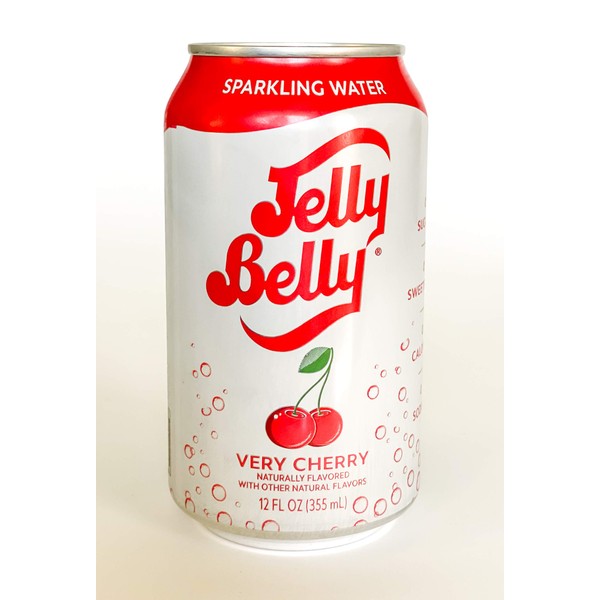 Jelly Belly Sparkling Water -Very Cherry 8/12 oz