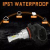 AUIMSOCO 9006 9005 LED Headlights Kit Combo Bulbs 10000K High