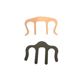 Tzong 2Pcs Metal Music Book Clip and Page Holder - Sheet Music Holders for Piano, Keyboard, Stands, and Books Rose Gold+Black