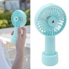 Handheld Misting Fan Quiet 2000mAh 3 Wind Speed 2 Spray