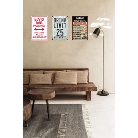 Garage Rustic Metal Retro Tin Sign Art Gift Vintage Antique Plaque Bar Men Cave Home Bedroom Wall Décor Sign