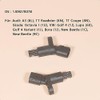 LoreenCar 1J0927807B ABS Sensor Wheel Speed Sensor Rear Left and