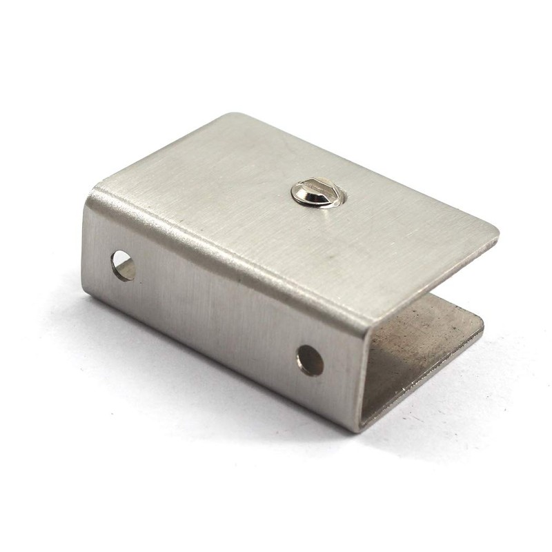 Glass Clamp Bracket 6-10mm Stainless Steel Glass Shelf Clips Wall