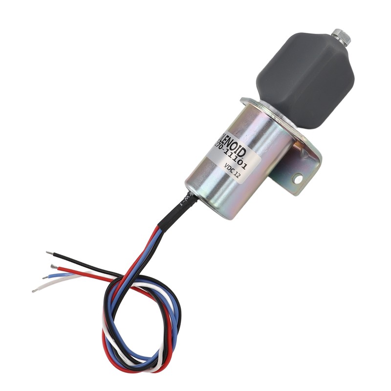 12V Electric Exhaust Solenoid High Accuracy Anti Interference 4 Wire