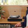 LP&No.1 Record Player with Stereo Speakers, 3-Speed Belt-Drive Turntable for