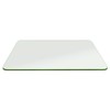 Fab Glass and Mirror Rectangle Tempered Glass Table Top, 34"