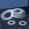 FEEIMOL Plastic Flat Washers Clear Nylon Seal M20 x 30