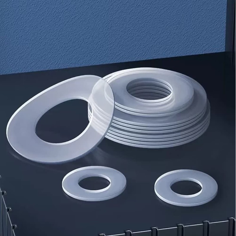 FEEIMOL Plastic Flat Washers Clear Nylon Seal M20 x 30