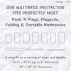 Pack N Play Mattress Protector Pad - Waterproof & Noiseless,