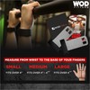 WODFitters Textured Leather Hand Grips for Cross Training, Kettlebells, Powerlifting,