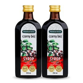 DAILYONE 2 bottles of Premium Rosa Sambucus Elderberry Syrup 250ml