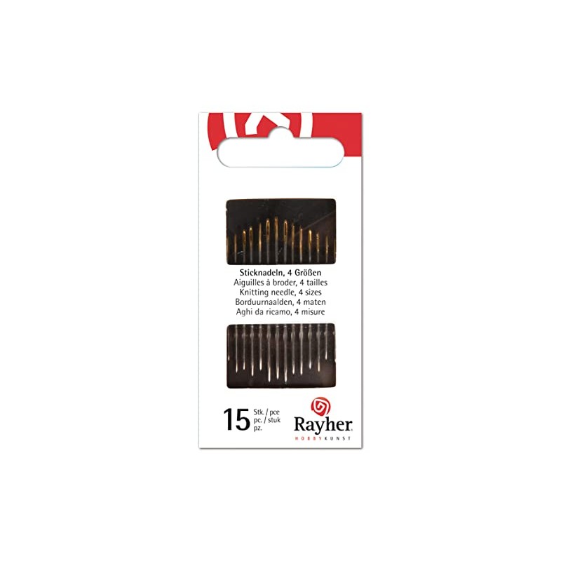 RAYHER – 69006000 – Nã Hen and Stitching Needles, 4