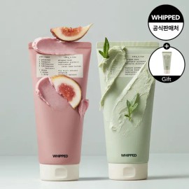 Whipped [미니 팩클렌저 25g 증정] 휩드 비건 휘핑 팩클렌저 130g 튜브형 2개 (6종 택2) [Mini Pack Cleanser 25g Gift] Whipped Vegan Whipping Pack Cleanser 130g Tube Type 2 Pieces (Select 2 from 6 Types)