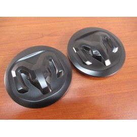 19-2021 Ram 2500 3500 (2) Matte Black Center Caps for 17x8 18x8 20x8 Wheels OEM