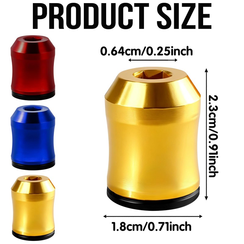 3Pcs Screwdriver Head Magnetic Ring, Screw Ring Set Removable Household