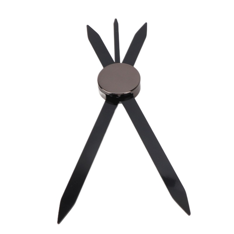 Eyebrow Stencil Ruler Black Stainless Steel Eyebrow Makeup Caliper Ruler